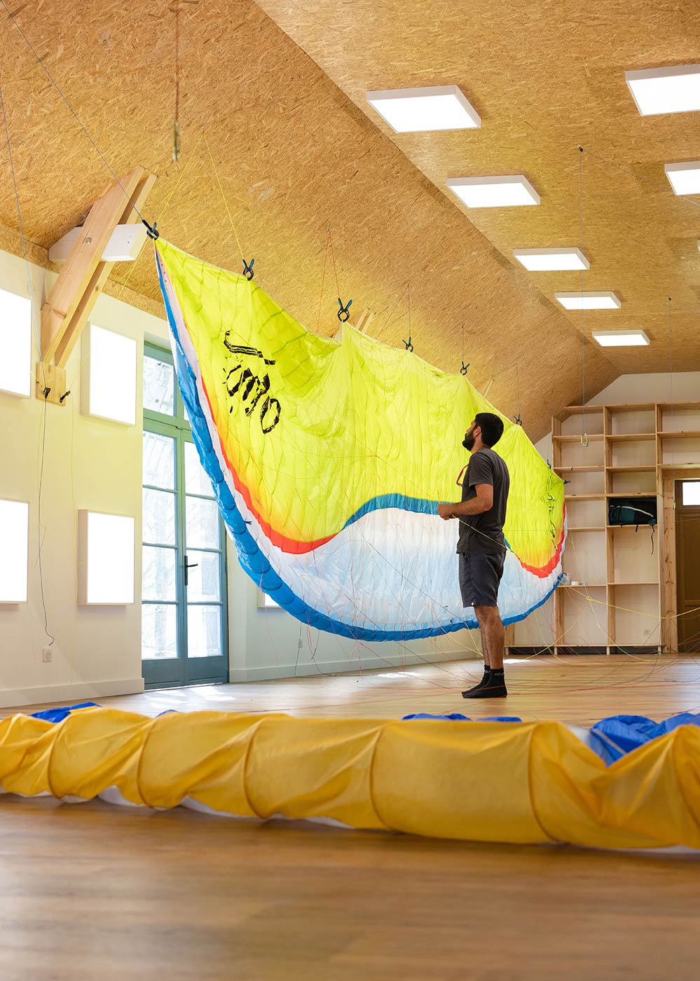 Inspection visuelle voile parapente - L'Atelier Volant